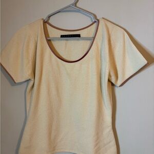 Cashmeres Medium Top 💯 cashmere | layering elegant casual chic | short sleeve